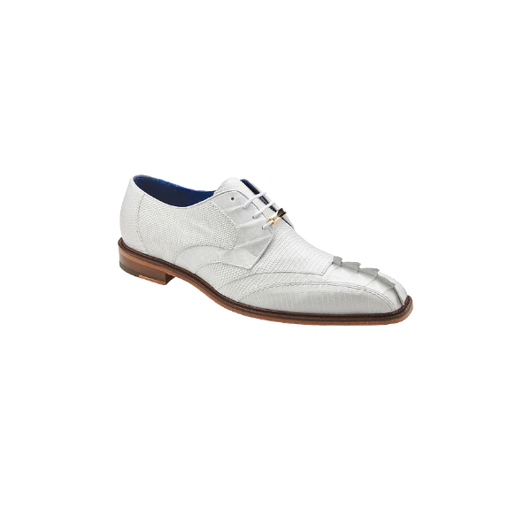 Belvedere Valter Caiman Shoes White Style No-1480