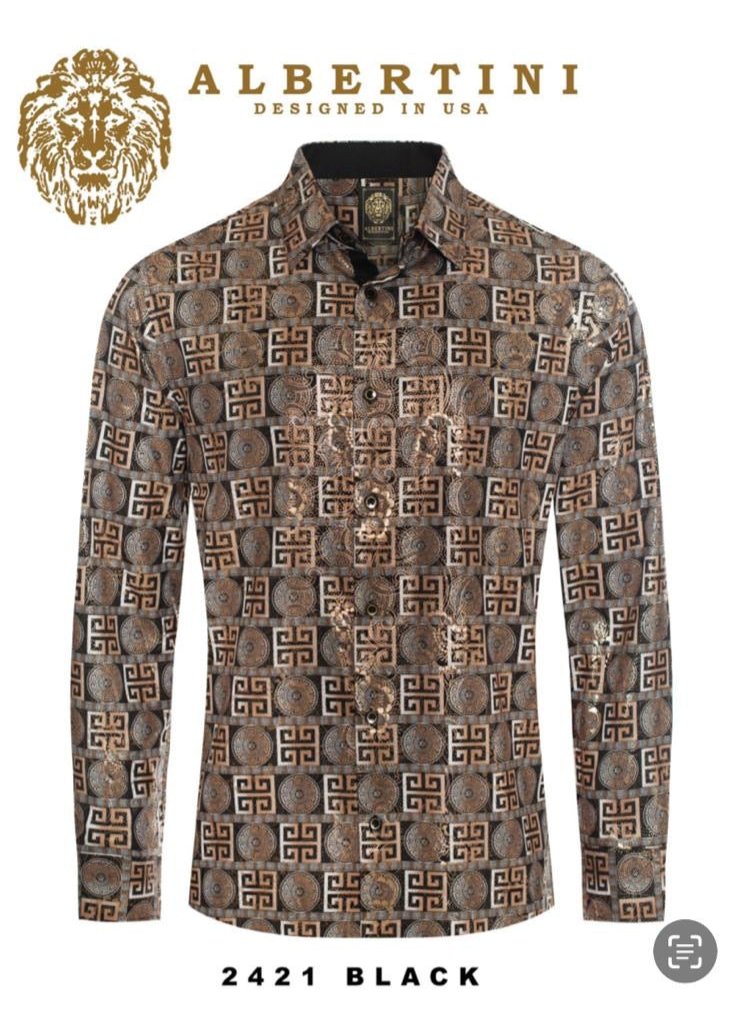 Black-Beige Paisley Luxury Design Men&