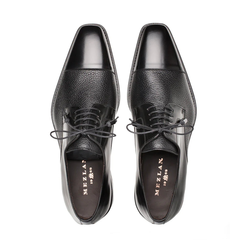 Black Mezlan Soka Cap-toe Men&