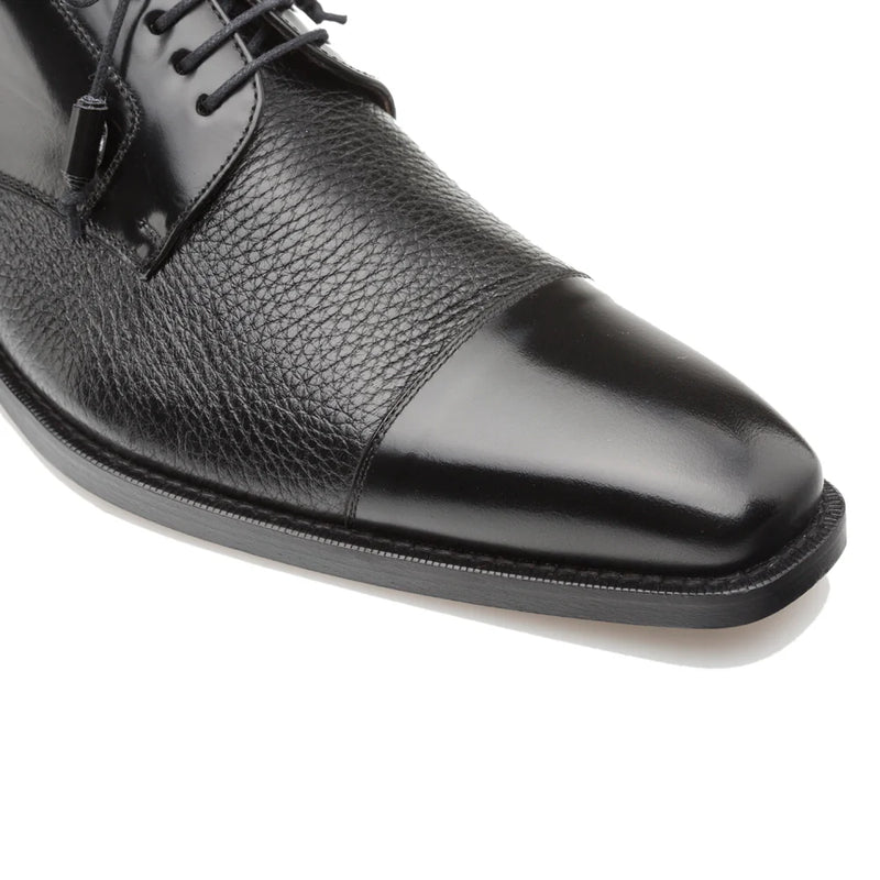 Black Mezlan Soka Cap-toe Men&