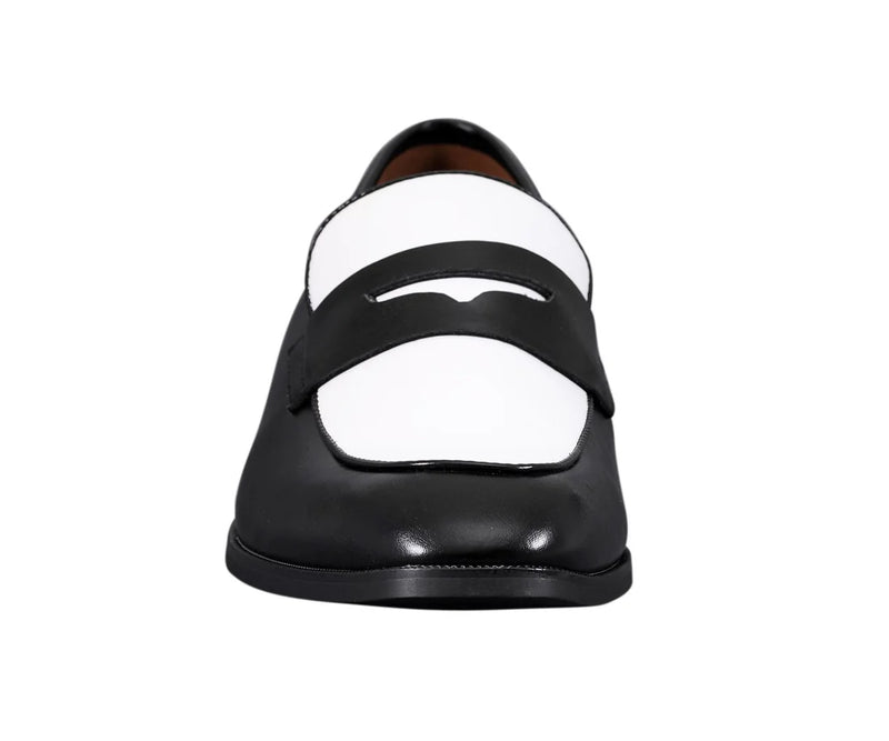 Black/White Two-Tone Men&