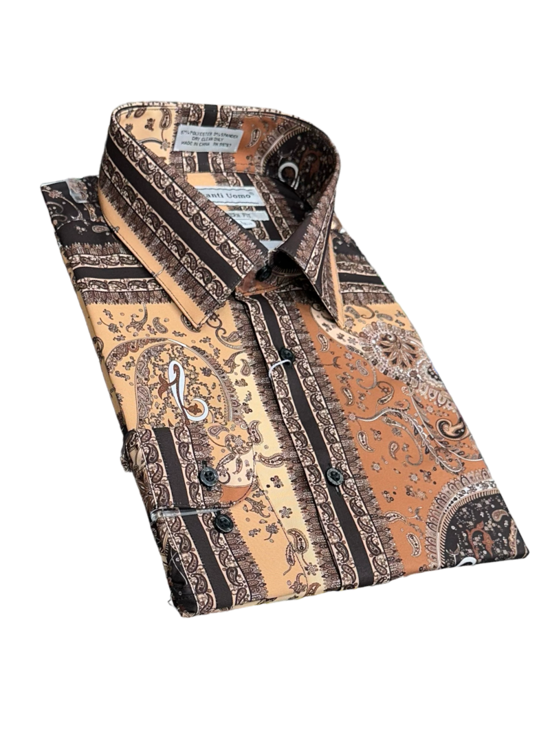 Brown Paisley Men&