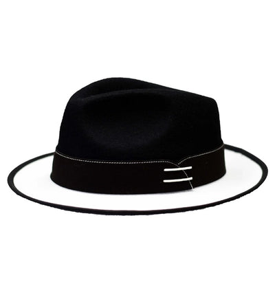 Black/White Men's Wool Hats Bruno Capelo Outcast Collection