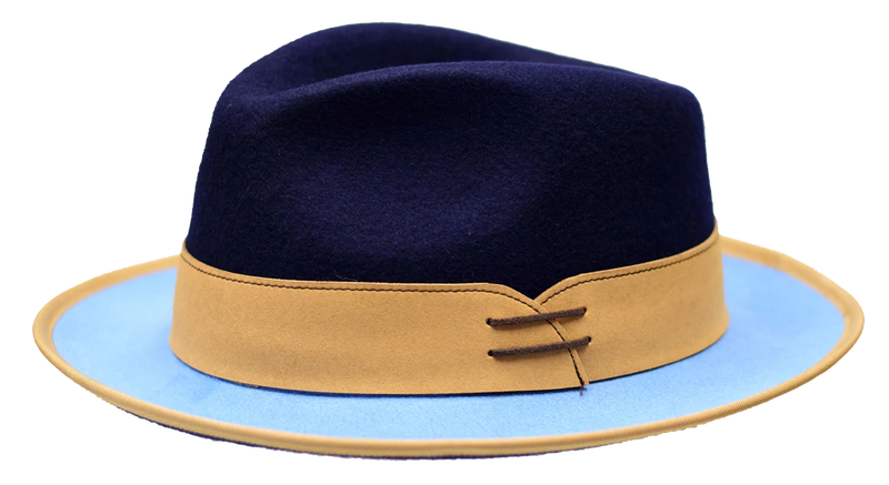Blue-Camel Bruno Capelo Outcast Collection Wool Felt Fedora Men&