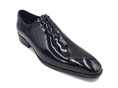 Carrucci Black Patent Leather Oxford Fashion Design Style No: KS503-101P