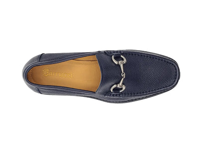 Carrucci Blue Men's Pebble Soft Leather Buckle Loafer No: KS623-01