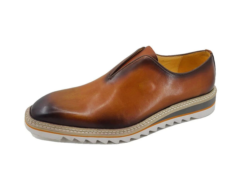 Carrucci Cognac Slip-On Men&