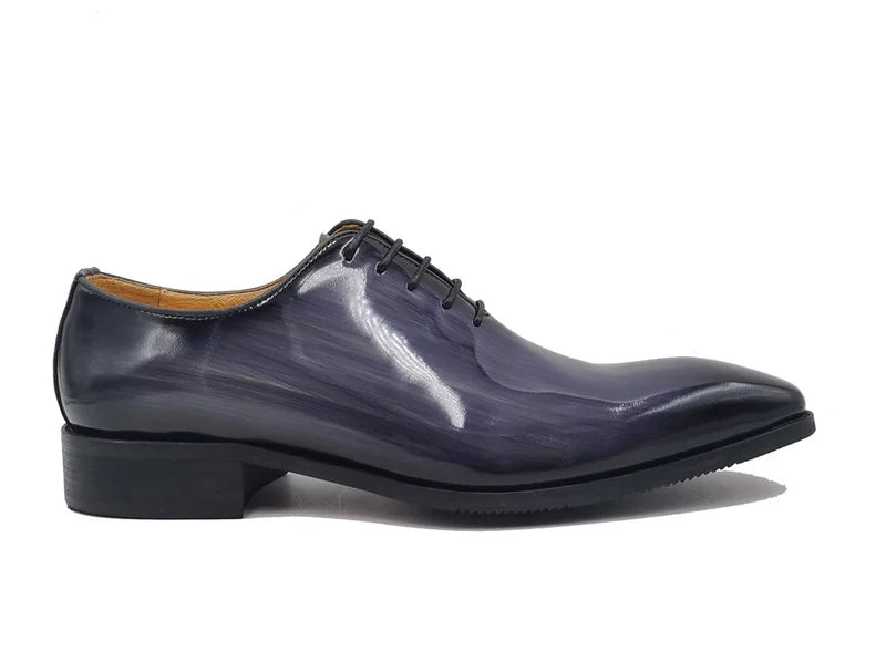 Carrucci Grey Patent Leather Oxford Fashion Design Style No: KS503-101P