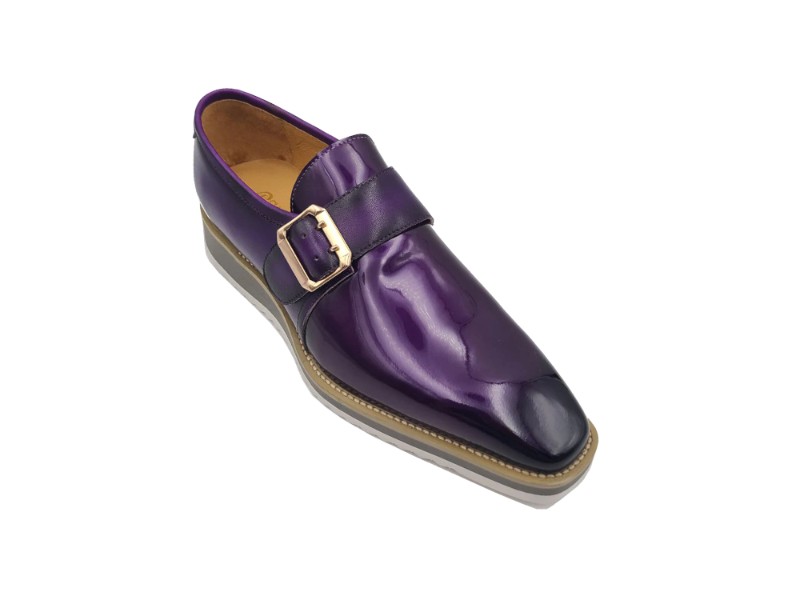 Carrucci Purple Slip-on Men&