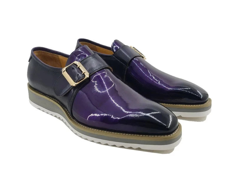 Carrucci Purple Slip-on Men&