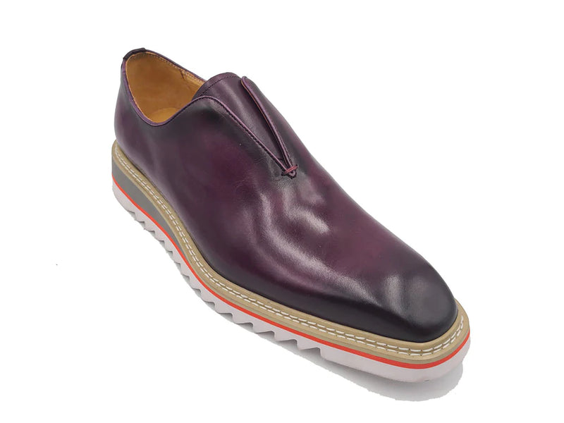 Carrucci Purple Slip-On Men&