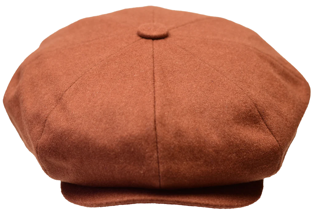 Cognac Men's Apple Hat wool 8 Panel Casual Hats – DESIGN MENSWEAR