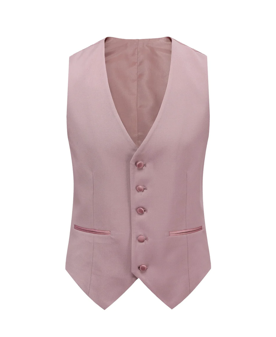 Dusty rose tuxedo vest shop