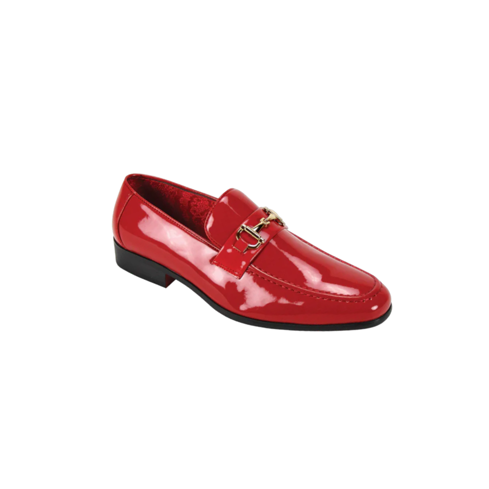 gold dress red shoes Globe footwear red men's patent leather dress shoes gold buckle tuxedo –  DESIGN MENSWEAR