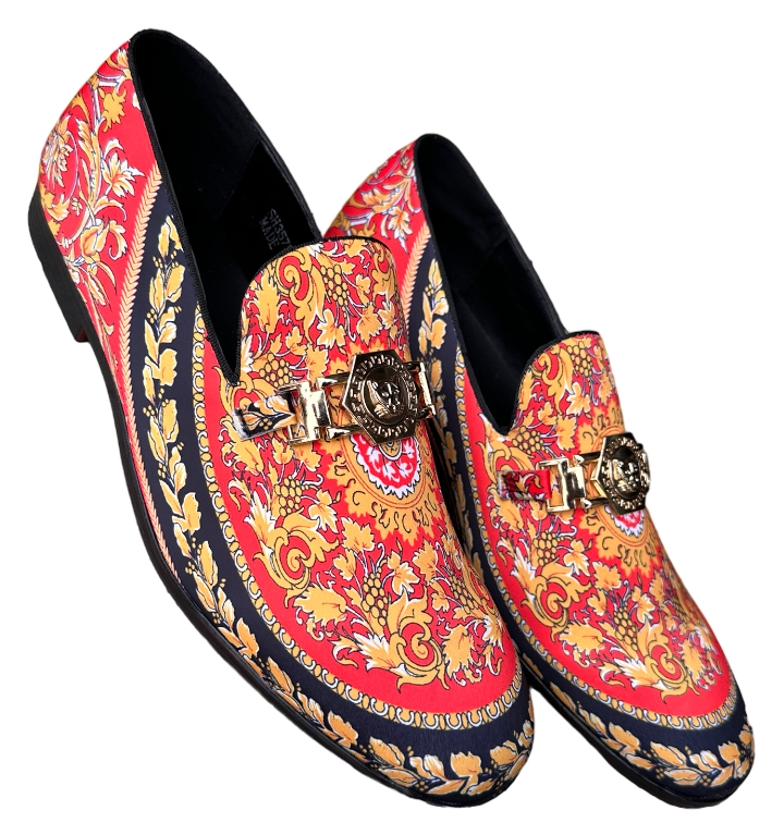 red and gold dress shoes Fashion Design Men's Multi Color Slip-On Penny Loafers – DESIGN MENSWEAR Whether you’re dancing the Pink Hoco Dresses Jcpenney Sleeve Length:STRAPLESS Size:17.5 / 34