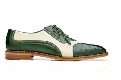 Forst Green/Cream Belvedere Sesto Wingtip Lace-Up Men's Shoes