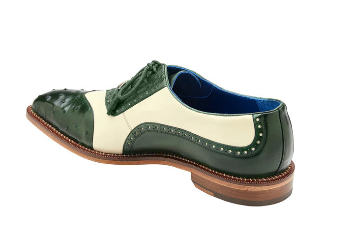 Forst Green/Cream Belvedere Sesto Wingtip Lace-Up Men&