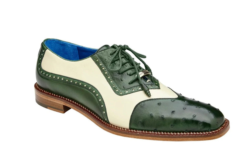 Forst Green/Cream Belvedere Sesto Wingtip Lace-Up Men&