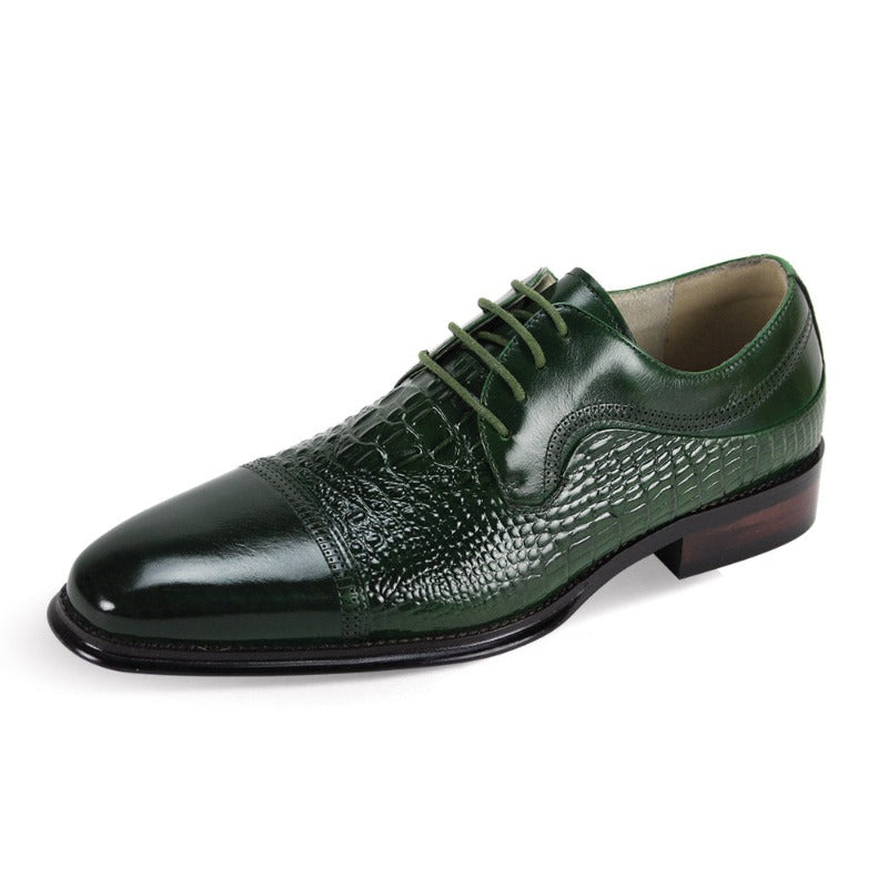 Giovanni Green Lace Up Men&