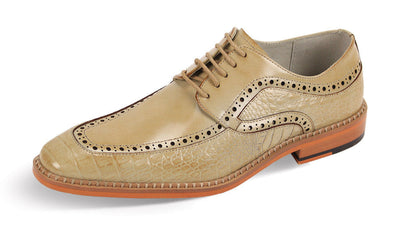 Giovanni Natural Men's Lace-Up Dress Shoes Croc Print Style-TERENCE