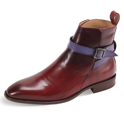 Giovanni Burgundy Men's Slip-on Dress Boot Style No: RUSTIC - DESIGN MENSWEAR