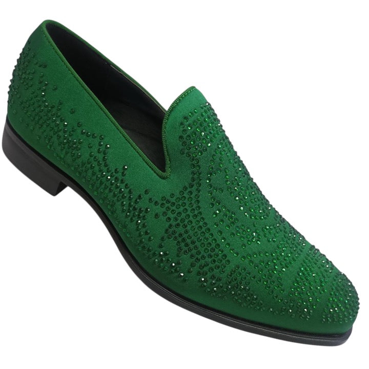 Green Satin Material Men&