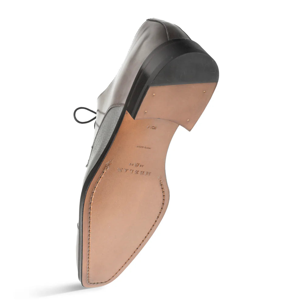 Mezlan Soka Grey Cap Toe Leather Lace Up Dress Shoe Mezlan Soka15089 Cap Toe Oxford Men main image 3