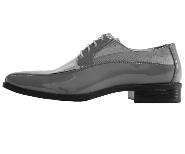 Grey Patent Leather Viotti Men&