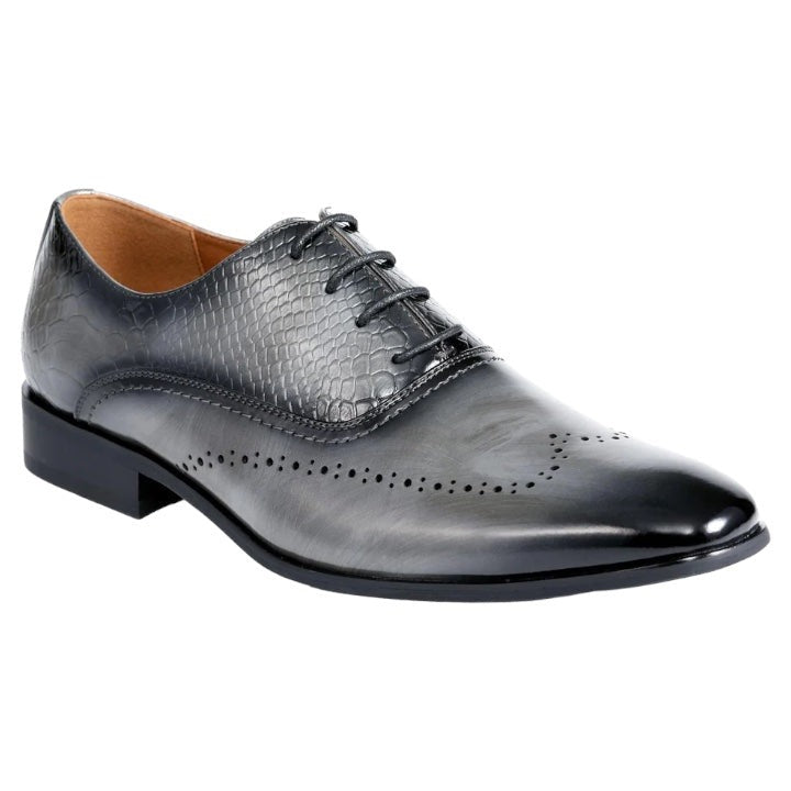 Grey Premium Wingtip Men&