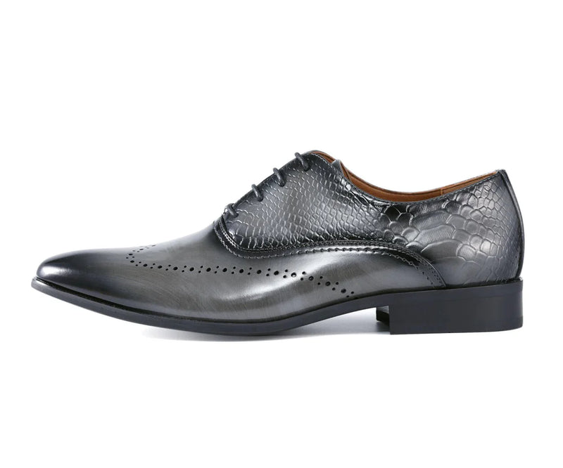 Grey Premium Wingtip Men&