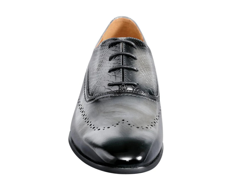 Grey Premium Wingtip Men&