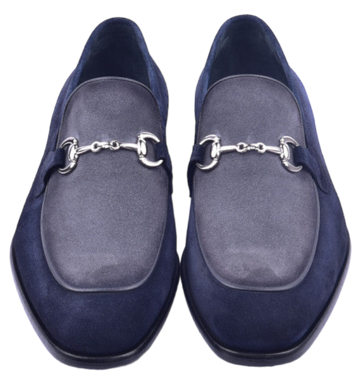 Navy/Grey Suede Corrente Men&