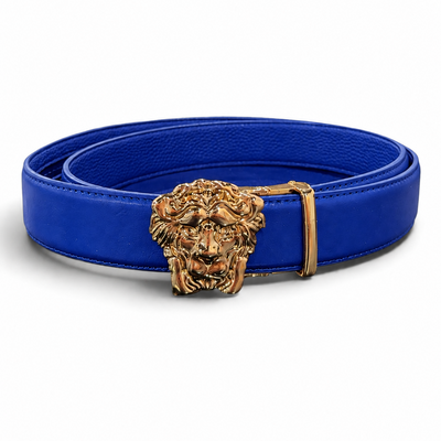 Men's White Luxury Printed Belt Genuine Leather CHB-186 WHITE