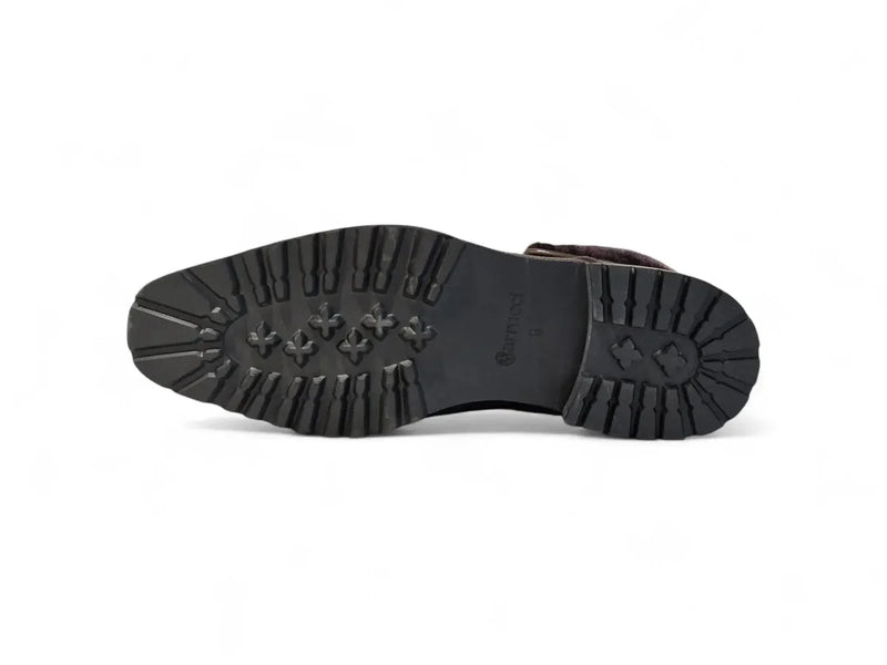 Carrucci Blue Suede Lace-Up Men&