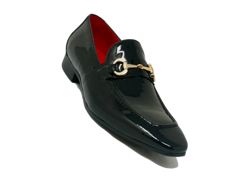 Carrucci black patent leather men's black shiny slip on dress Shoes Go DESIGN MENSWEAR Carrucci black patent leather men's black shiny slip on dress Shoes Go DESIGN MENSWEAR