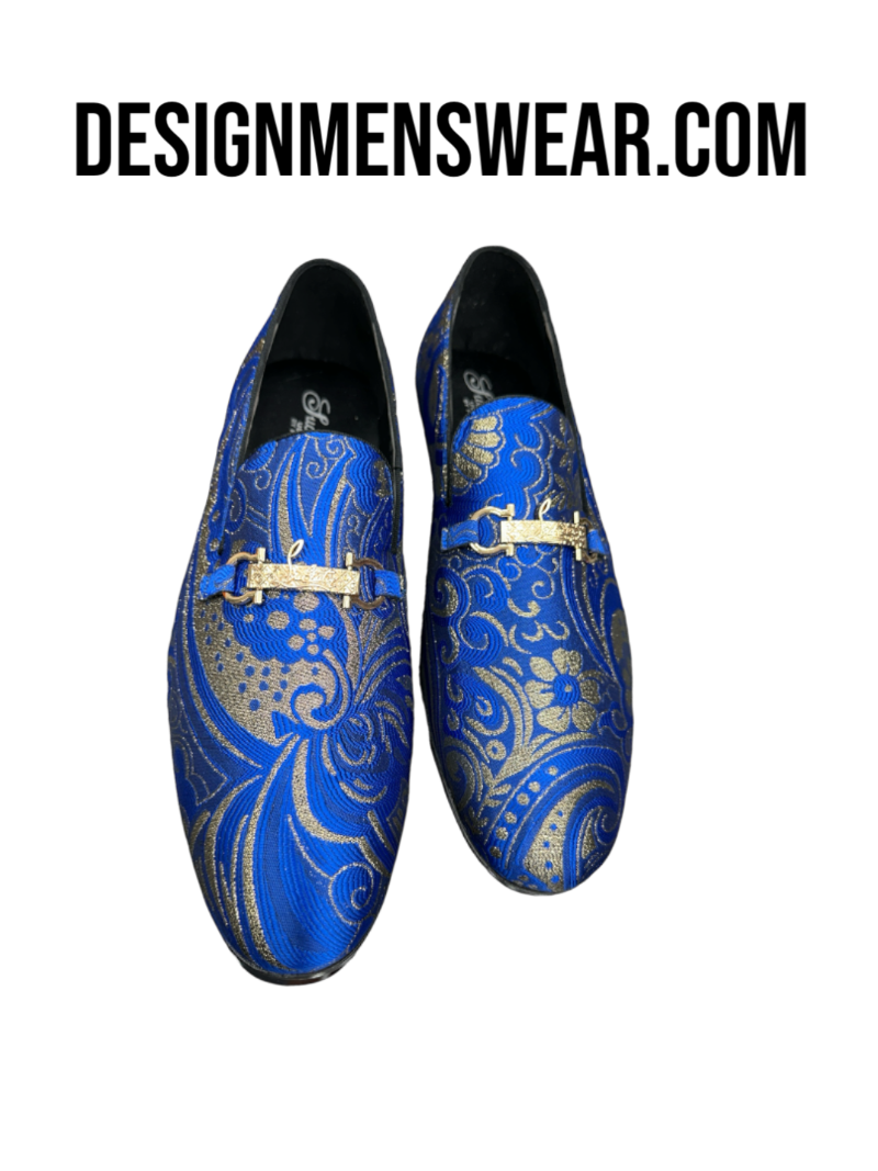 Royal and Gold Paisley Men&