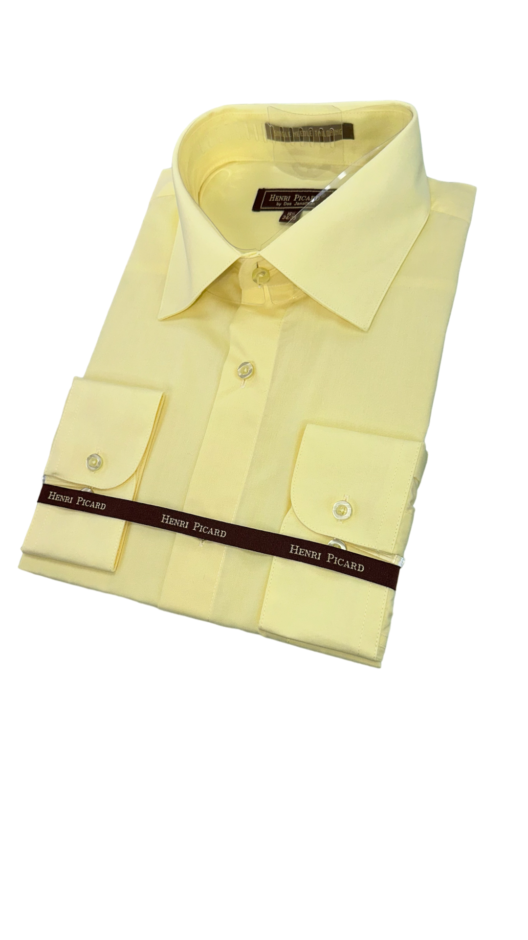 henri picard dress shirts Henri Picard by Don Jonathan Men's 18.5 36/37 White Dress Shirt Long Sleeve