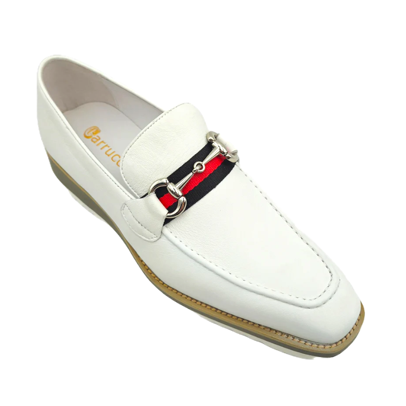 White Carrucci Loafer Leather Men&