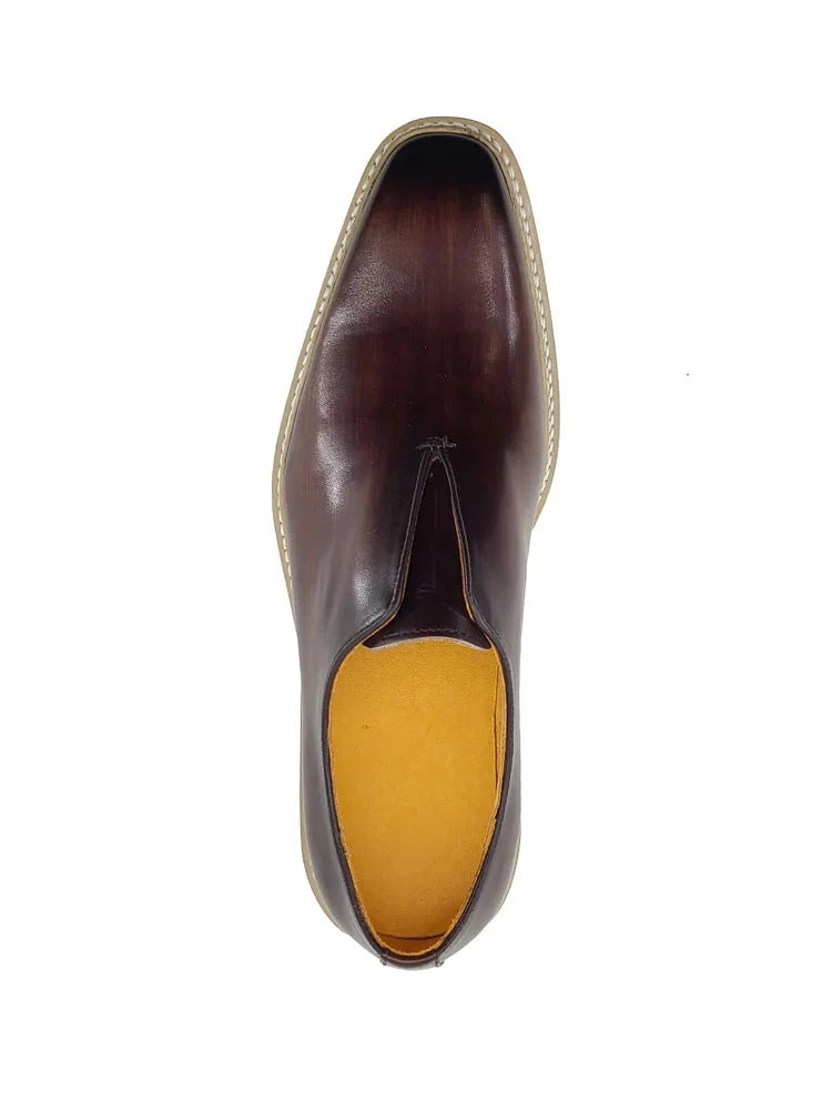 Carrucci Brown Slip-On Men&