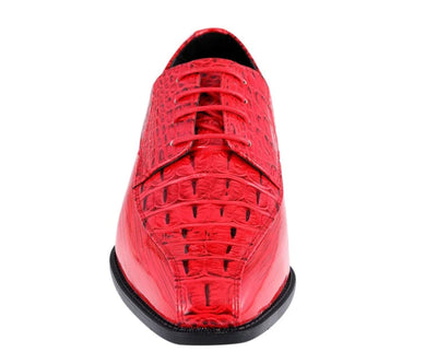 Men's Harvey Red New Style Lace-Up Dress Shoes - DESIGN MENSWEAR