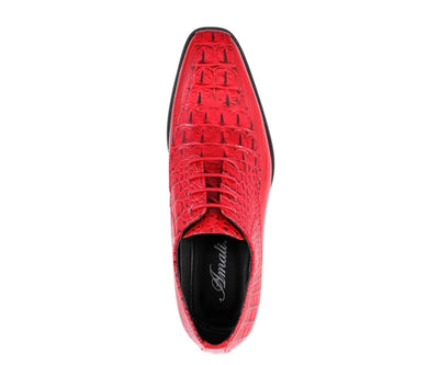 Men's Harvey Red New Style Lace-Up Dress Shoes - DESIGN MENSWEAR