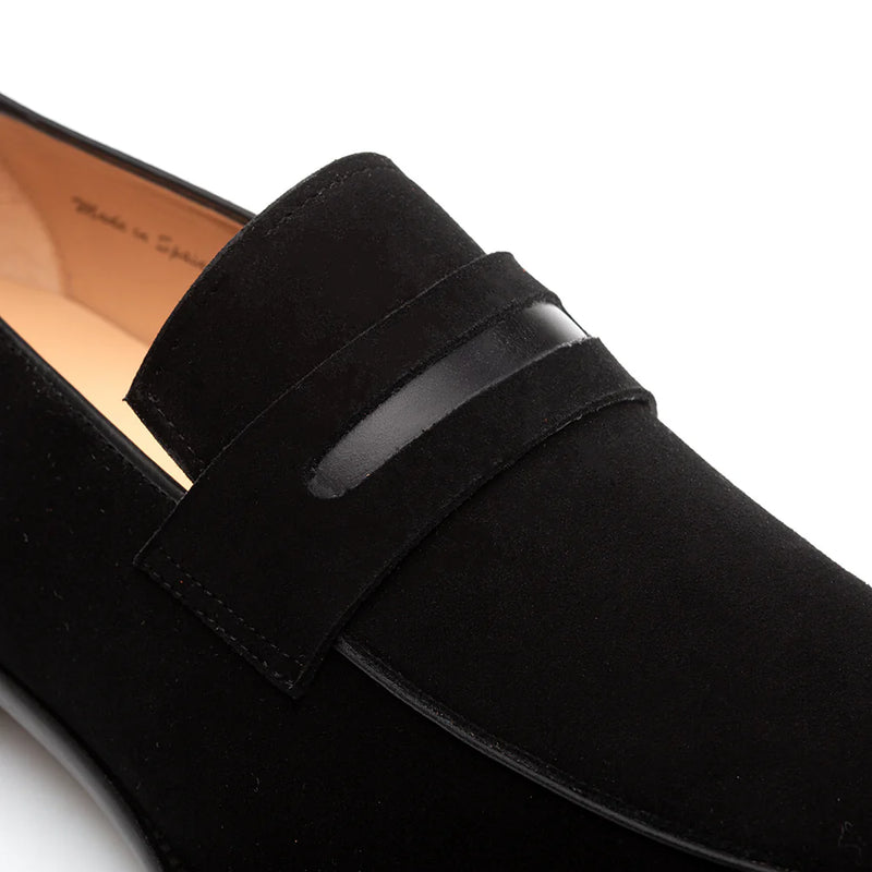 Mezlan Black Slip-On Men&