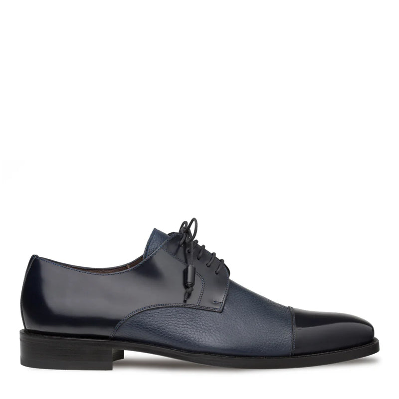 Mezlan Blue Soka Cap-toe Men&