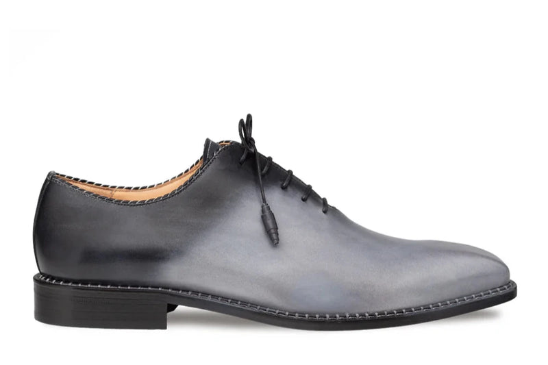 Mezlan Grey-Black Lace-Up Men&