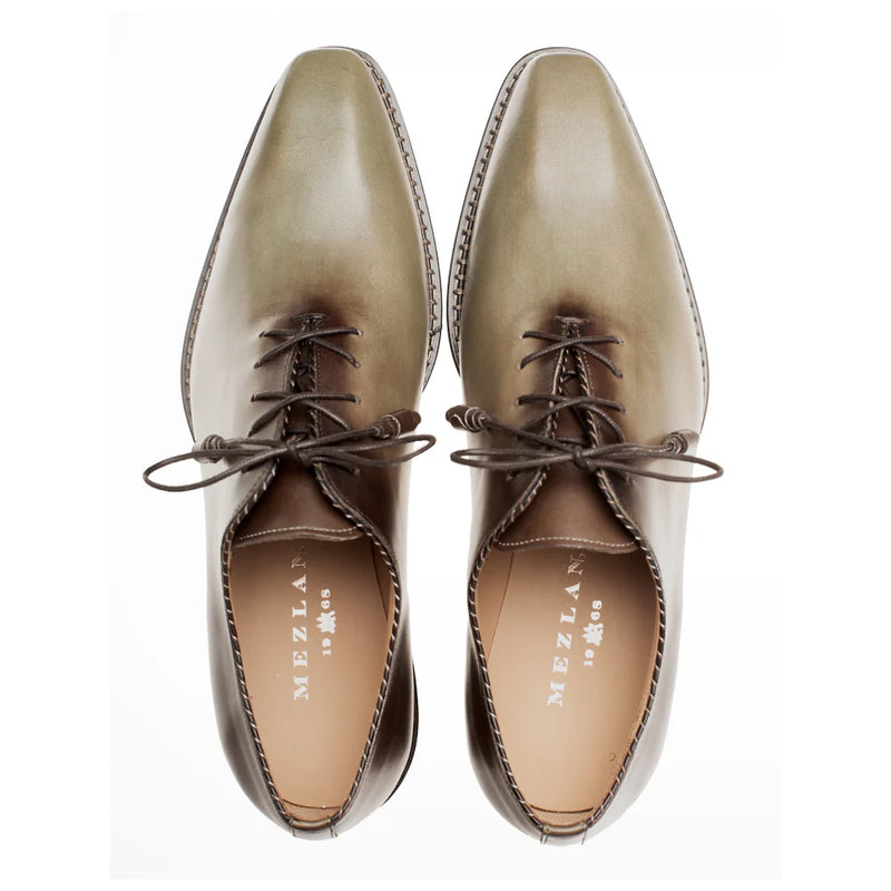 Mezlan Olive-Brown Lace-Up Men&