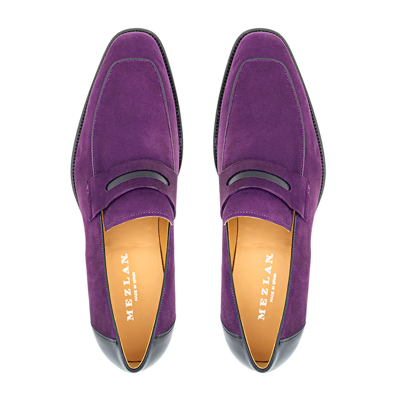 Mezlan Purple Slip-On Men&