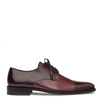 Mezlan Soka Burgandy Cap-toe Men&