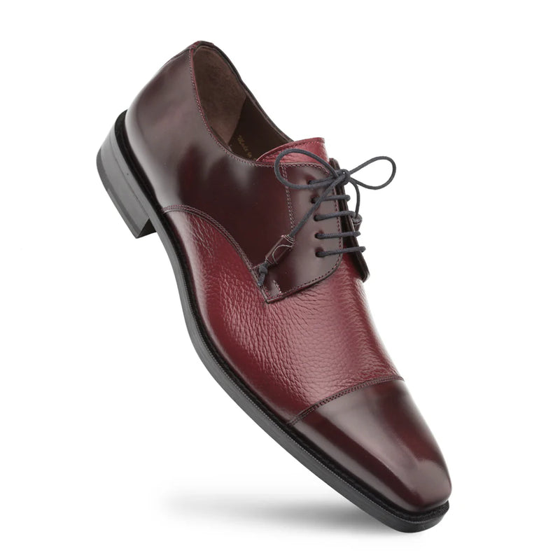 Mezlan Soka Burgandy Cap-toe Men&