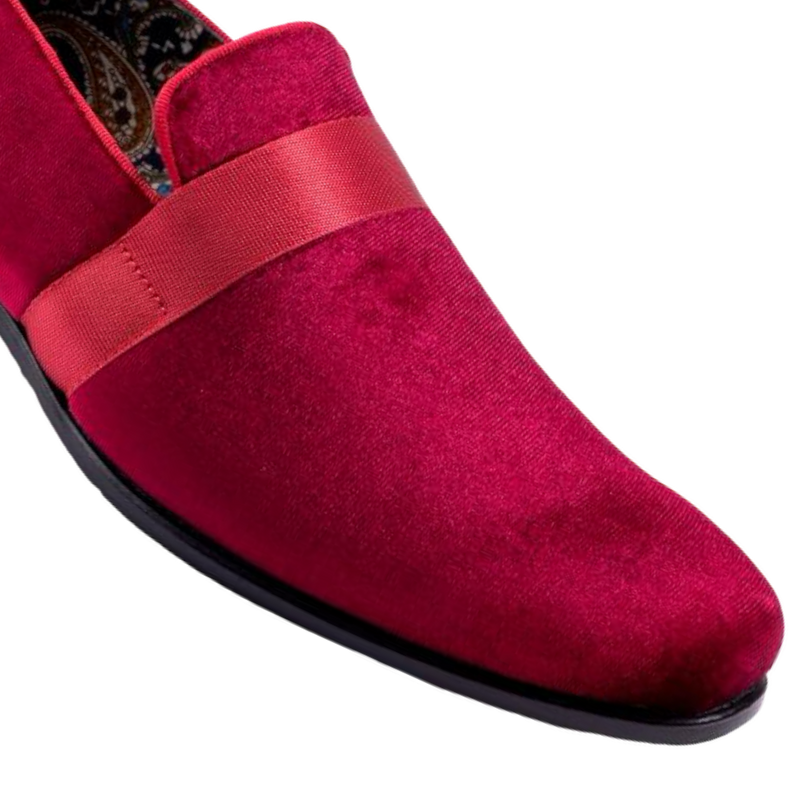 Burgundy Velvet Men&