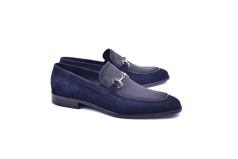 Navy/Grey Suede Corrente Men&